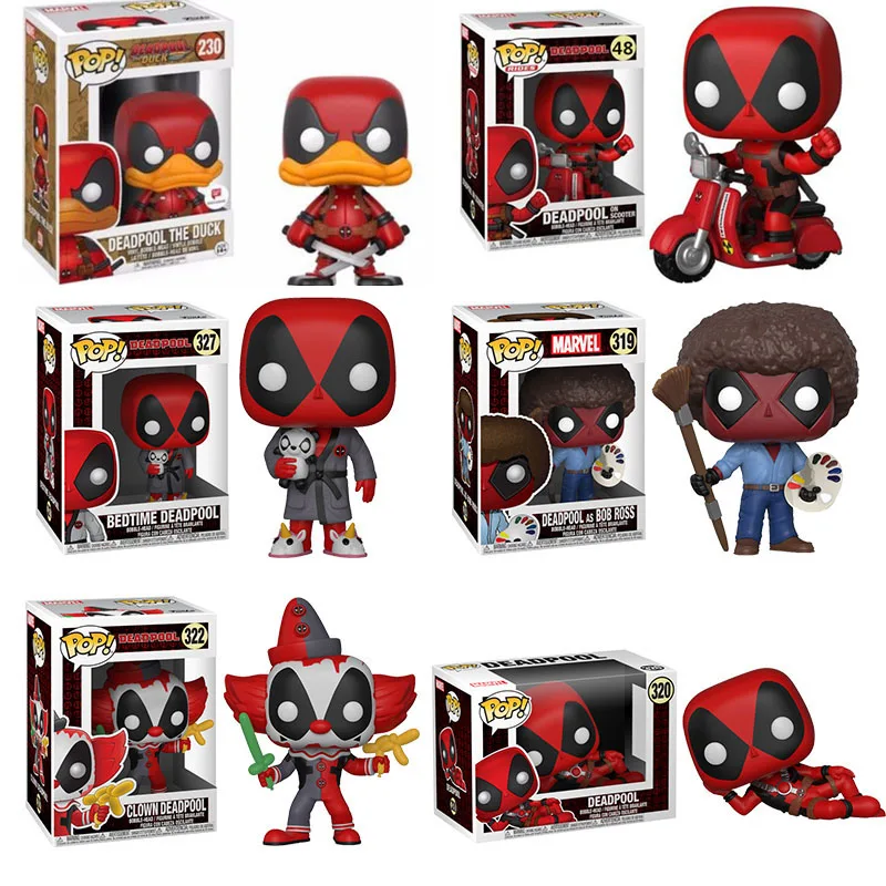 Funko POP Marvel Super Hero DEADPOOL Brinquedos экшн фигурка игрушки для друзей детский подарок на