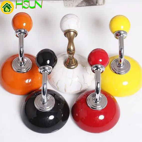 Ceramic Wall Hook Decorative Hooks Kitchen Wall Hooks Coat Hangers