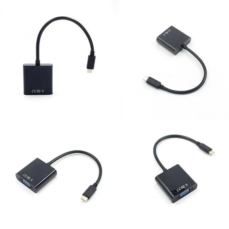 USB 3 1 type C к VGA конвертер HD кабель видеоадаптера|Кабели передачи данных| |