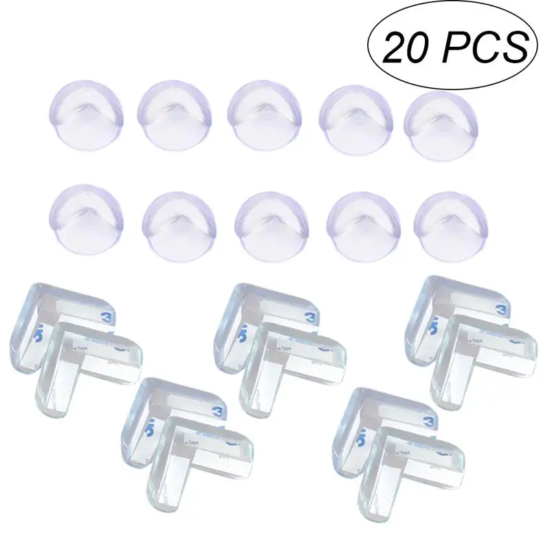 

20pcs Baby Safety Corner Guards Kit Clear Corner Protectors Baby Proofing Corner Covers