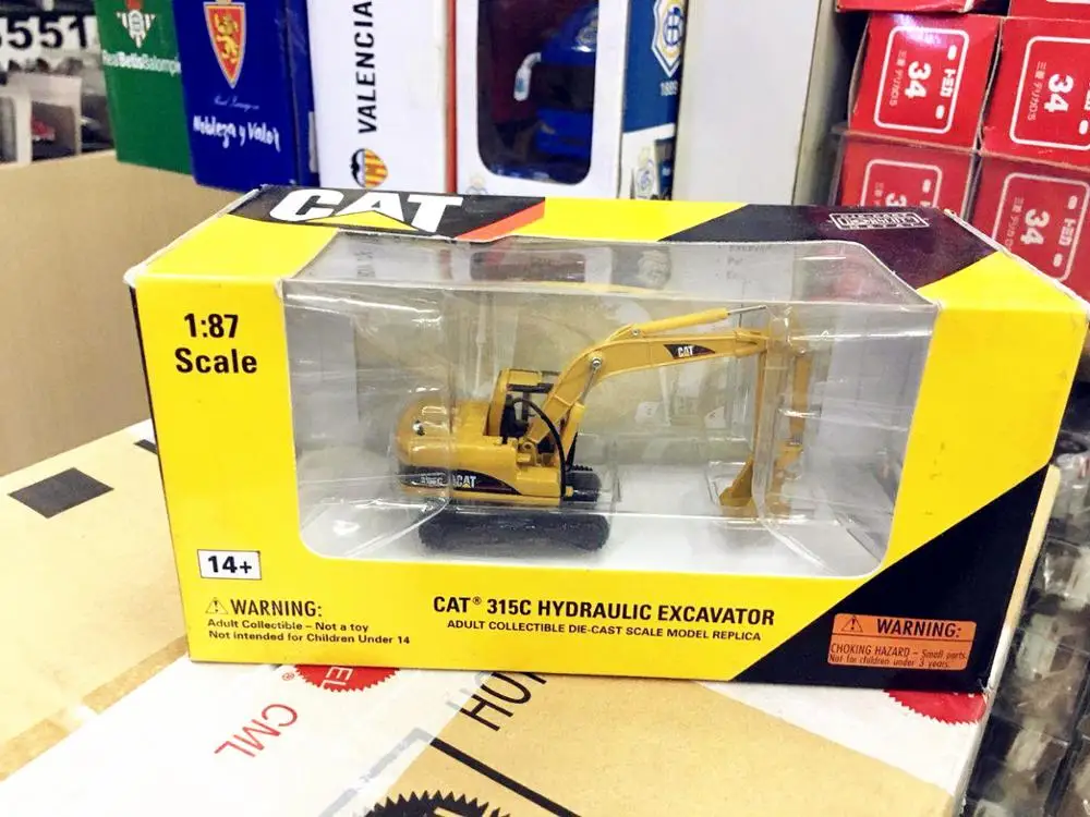 Norscot Хо 1/87 Caterpillar Cat 315C гидравлический литой экскаватор модели 55107 |