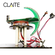 CLAITE Сферический вращающийся светодиодный комплект DIY светодиодный модуль POV пайка тренировочный комплект синий и красный светильник