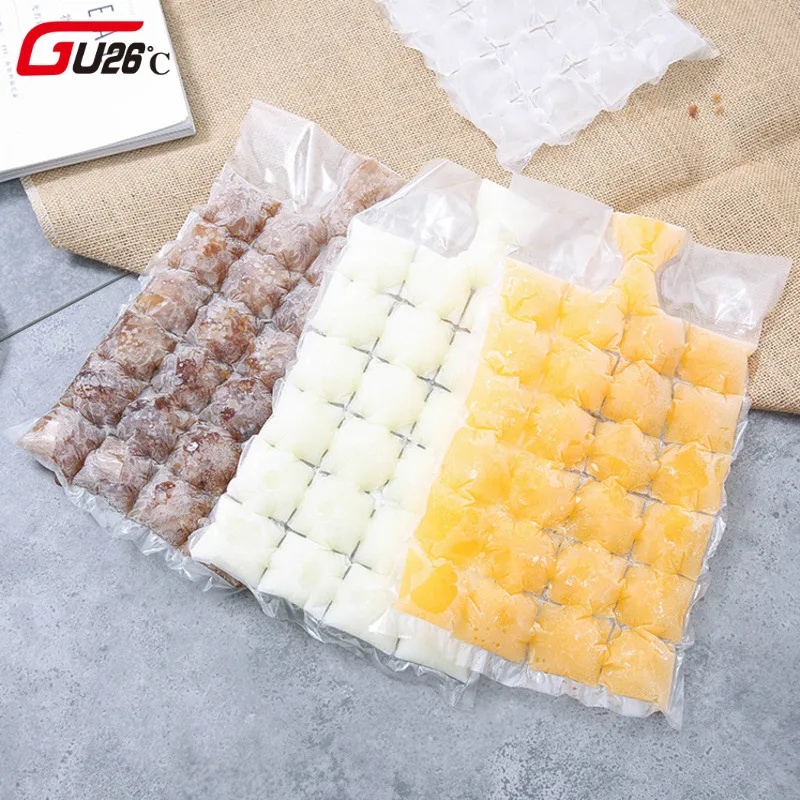 

10pcs/set Disposable Ice-making Bags Cold Pack Ice Cream Tools Cube Tray Mold Drinking Tool Easy Use