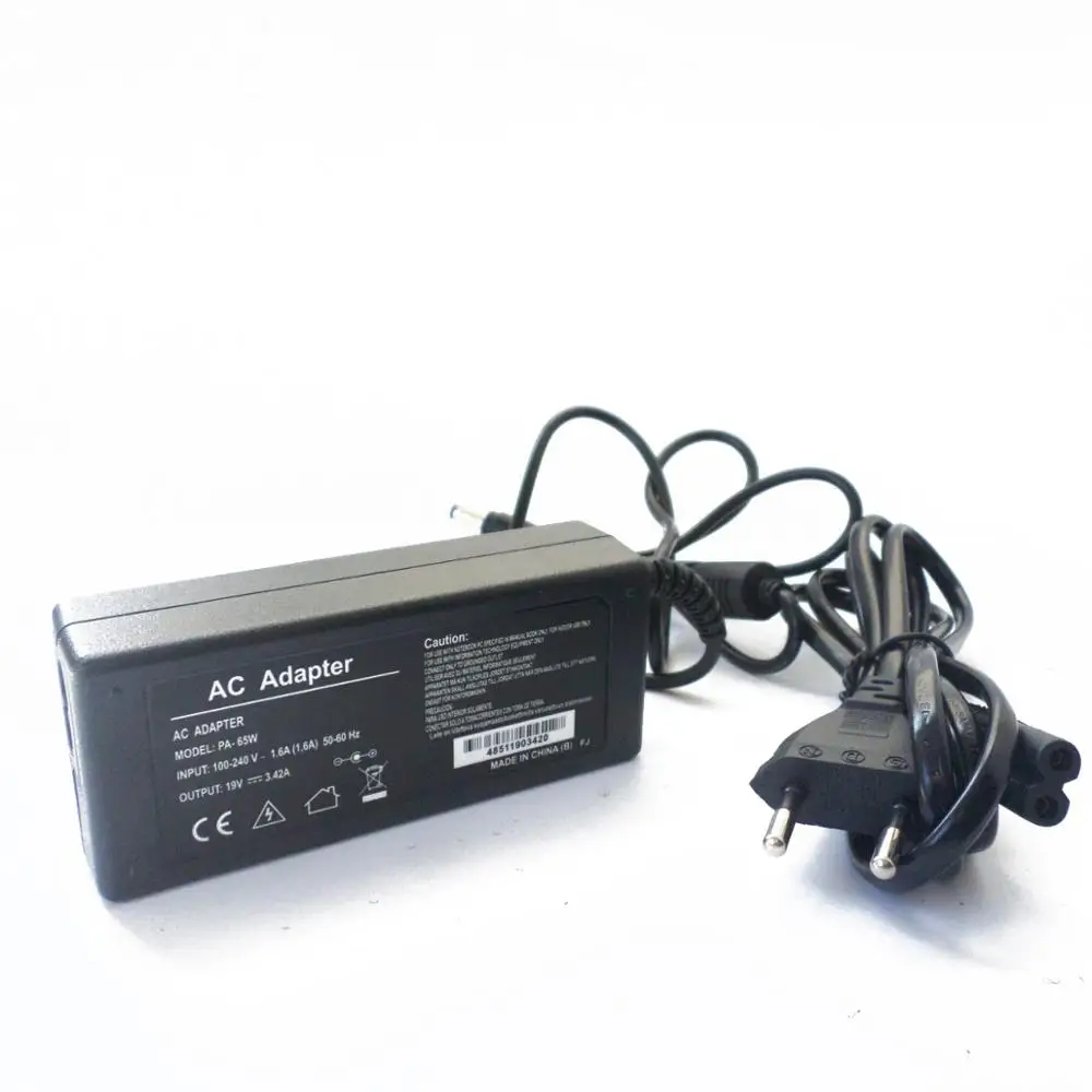 

AC Adapter Power Supply Cord For Asus K42F-A2B K50ij-A1 K53E-B1 K60ij-RBLX05 U46E K601J U50A-RBBML05 K52F-Bbr9 AS198 19V 3.42A