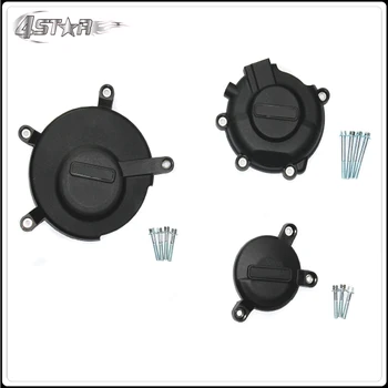 

Motorcycle Engine Stator Crank Case Cover Set Black Crash Pad Slider Protector For SUZUKI GSXR600 GSXR750 2006-2015