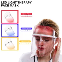 Прямая поставка, 3 цвета, подтяжка кожи, спа светодиодный светильник, терапия, маска для лица, лечение, инструмент для красоты, против акне, морщин, против старения, удаление