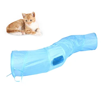 

1pc Cat Tunnel Pet Toys Lightweight S-shape Durable Foldable Funny Tubes Tunnel Pet Supplies Tent for Puppy Cats Pets