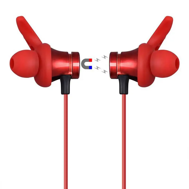 Bluetooth Sports Headphones Waterproof Sweatproof Wireless Stereo Sound With SD TF Card Slot Built-in Magnet To Prevent Loss Bluetooth Sports Headphones Waterproof Sweatproof Wireless Stereo Sound With SD TF Card Slot Built-in Magnet To Prevent Loss