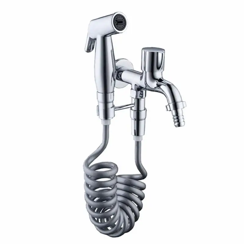 

Plastic Flexible Spring Shower Hose for Water Plumbing Toilet Bidet Sprayer Shower Head Hose Stretchable Shower Pipe