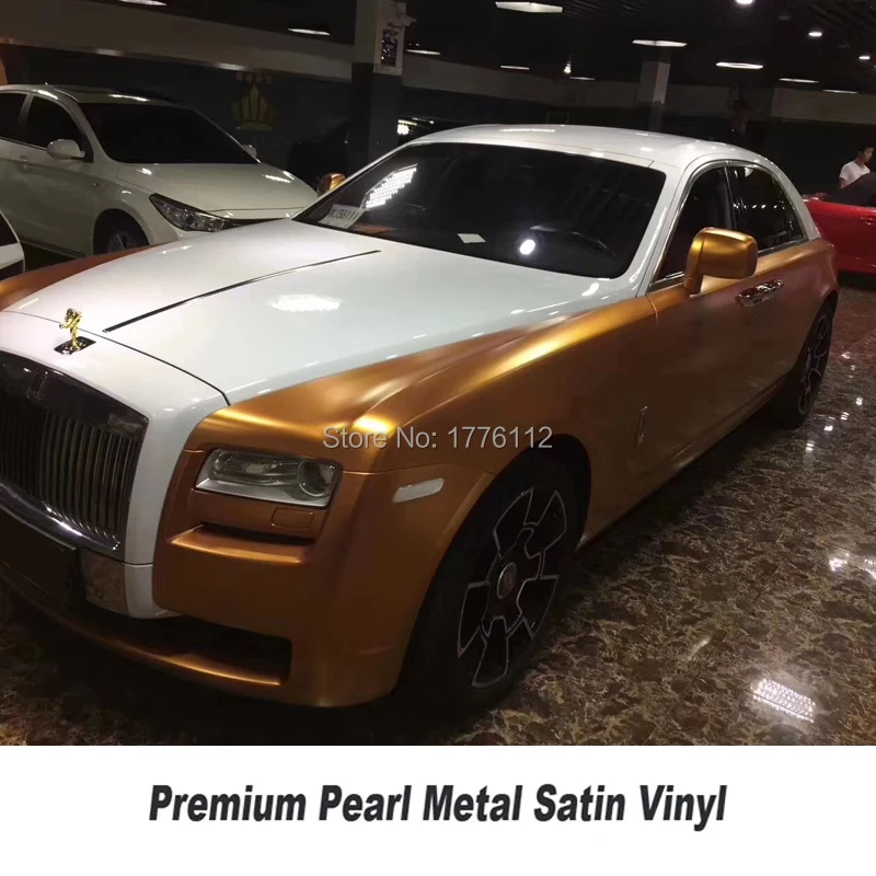 

Highest quality Matt metallic Vinyl Wrap color:copper Air Release High-end low initial tack adhesive for High-end car