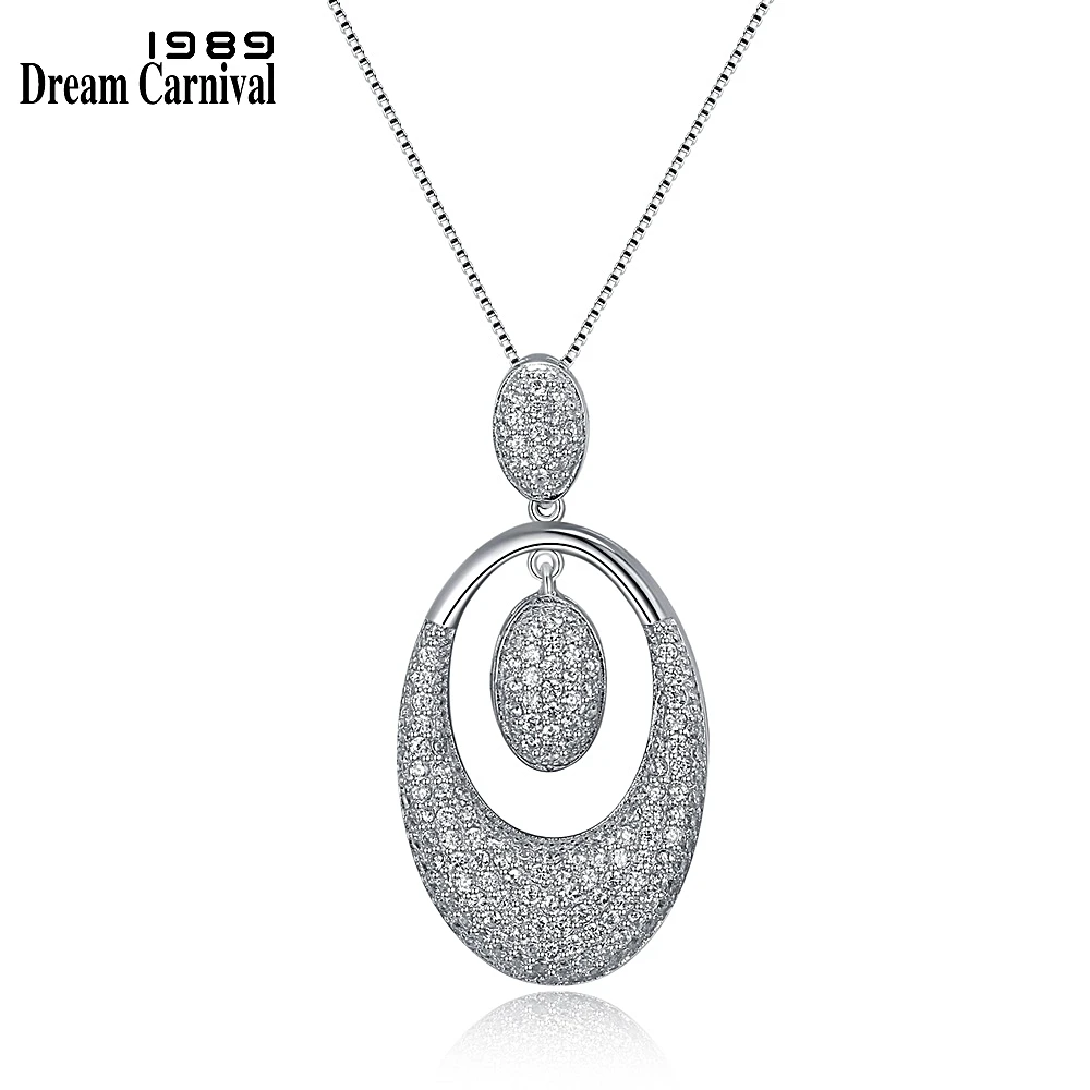 

DreamCarnival 1989 New Arrivals 925 Silver Pendant Necklace for Women Must Have Anniversary Fashion Gift Drop Shipping SZ06676R