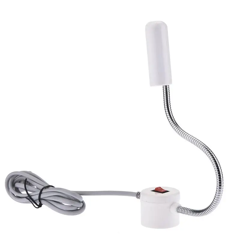 

Portable Sewing Machine LED Light12LED Magnetic Mounting Base Gooseneck Lamp Sewing Machine Lighting Tool US/EU Plug