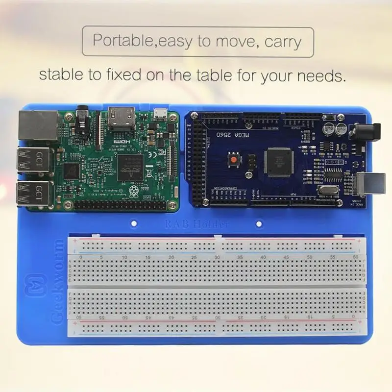 5 в 1 держатель RAB макетная плата ABS Базовая пластина для Arduino UNO R3 MEGA2560 доступ ко