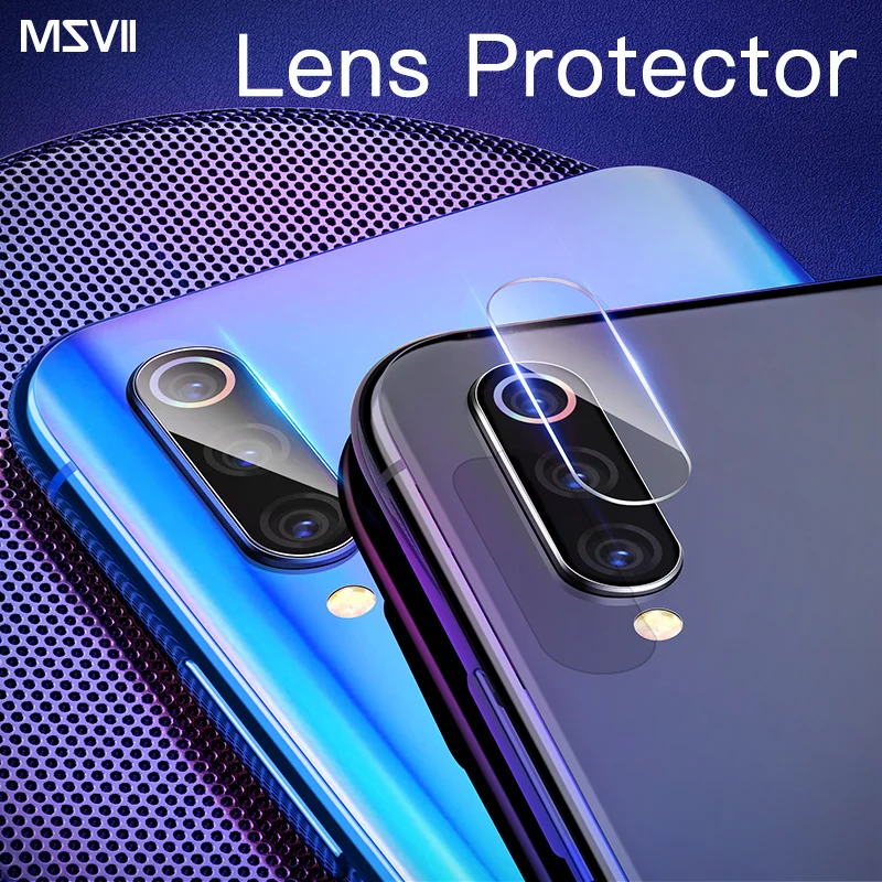 Msvii 2 قطعة كاميرا لين فيلم ل Xiaomi Mi9 كاميرا ليون الزجاج المقسى فيلم ل Xiaomi Redmi ملاحظة 7 كاميرا العدسات حامي