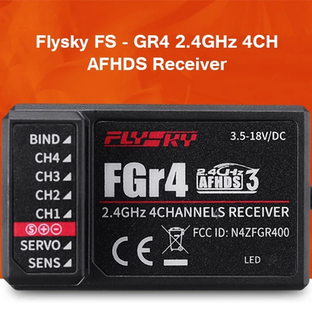 

Hot Flysky FS - GR4 2.4GHz 4CH AFHDS Receiver for FS - NB4 + FS - TR4 FS - FG4 Transmitter