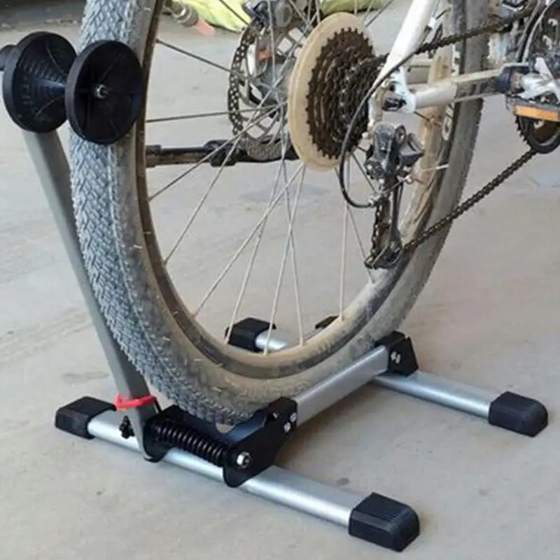 

Bicycle Parking Rack Mountain Bike Folding Aluminum L-Shaped Display Frame Riding Equipment Accessories