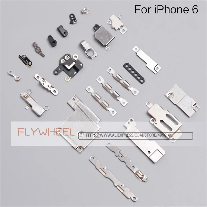 10 шт. внутренние аксессуары для iPhone 5 5S 5C 6 6S 7 8 Plus X маленький полный внутренний