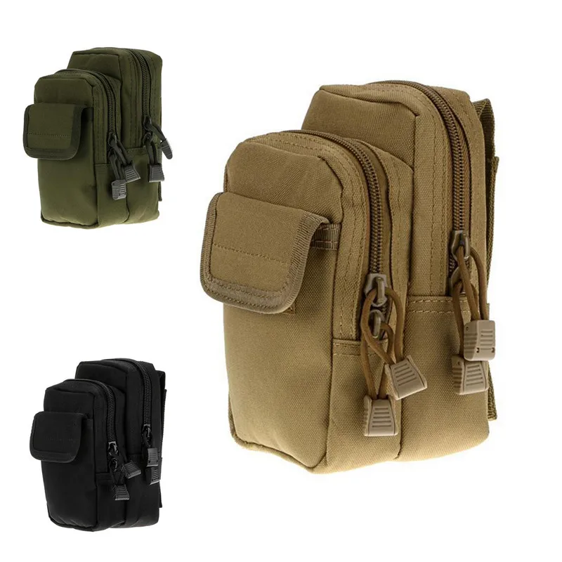 

NEW Tactical Bag Military Army Molle Nylon Waist Pack Mobile Key Mini Tools Outdoor Airsoft Pouch Hunting Camouflage Waist Packs