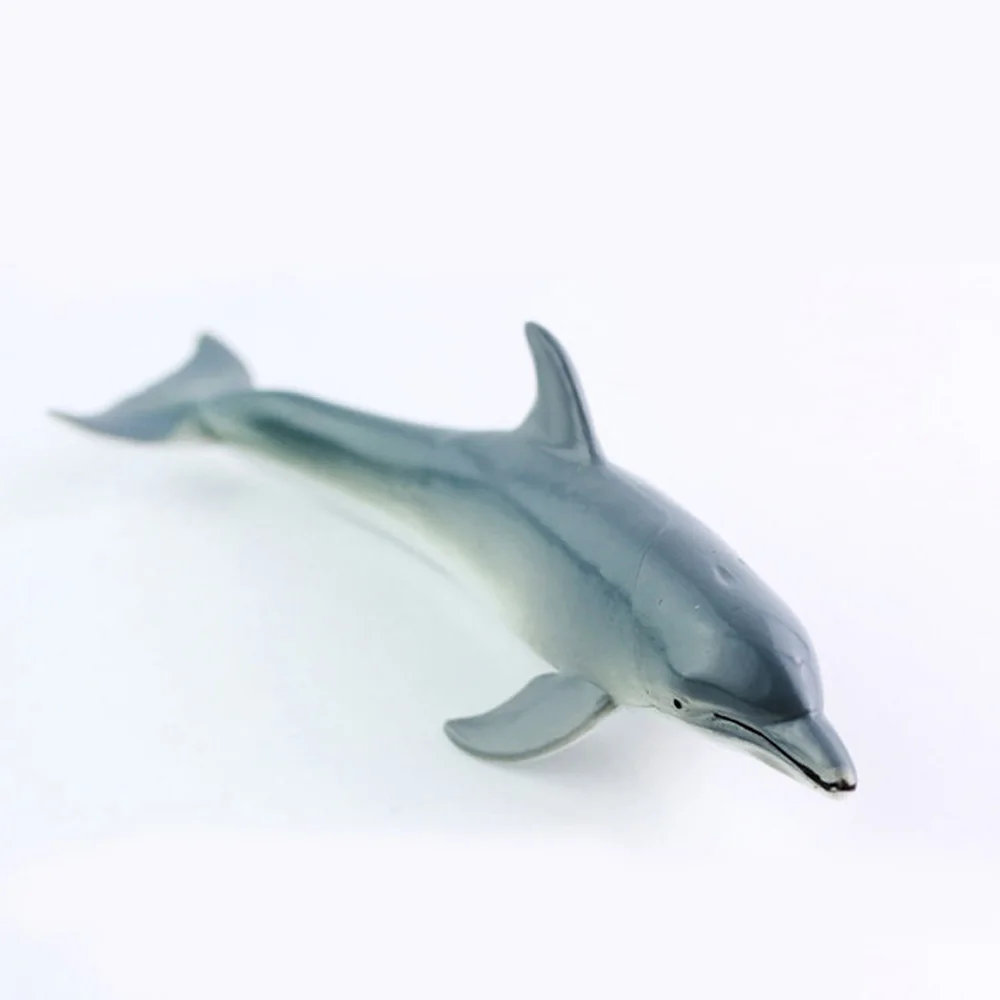 Plastic Ocean Sea Animal Figure Model Solid Simulation Shark Whale Dolphin Toys 2