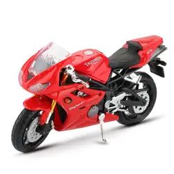 Maisto 1:18 Модель мотора велосипеда игрушка сплав модели гоночных автомобилей DAYTONA 675 моделирование Moorcycle коллекция Развивающие игрушки для