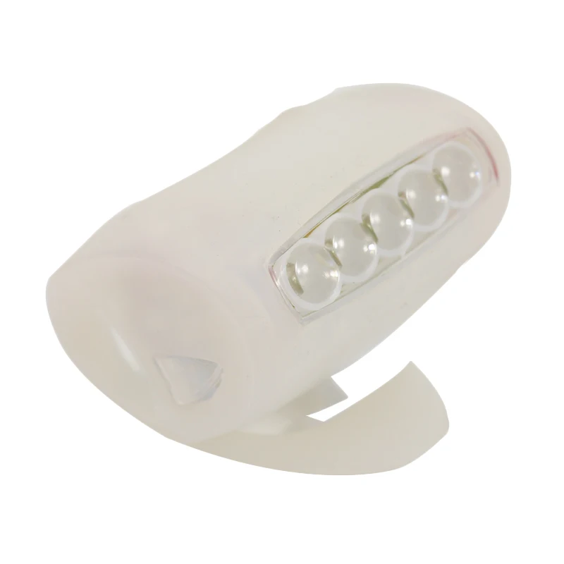 Cheap XC USHIO 7 LED Bicycle Light Multiple Colors Silicone Bike Bicycle Handlebar Frame Tube Lamp Safety Warning Decoration Light 5