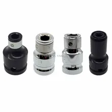 Набор отверток 1/" с квадратным приводом до 1/4" 8 мм 10 мм с шестигранным хвостовиком, адаптер для ударных бит, гаечный ключ, инструмент для преобразования