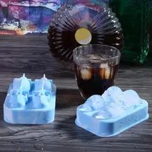 Силиконовые 3D череп льда лоток шоколад, торт, конфеты льда плесень для виски вина прохладный бар вечерние мороженого