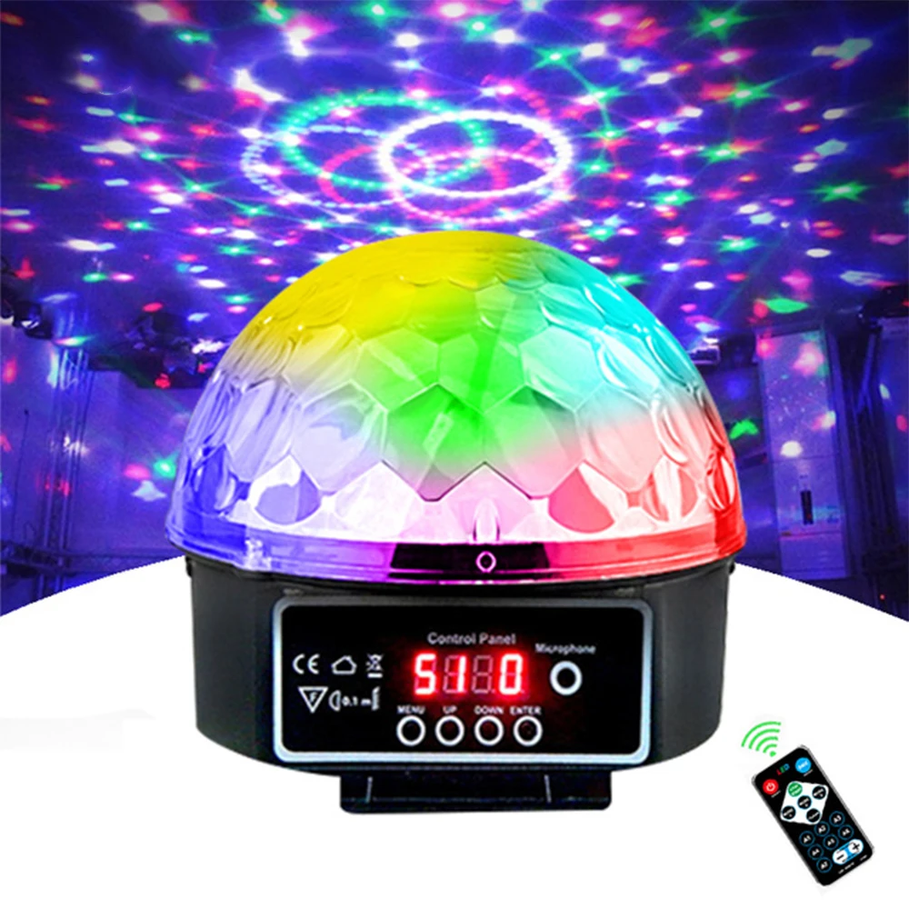 مصباح منصة Led ديسكو الكرة ضوء الليزر 9 الألوان 27 W 21 وسائط DMX DJ الصوت حزب كشاف ضوئي Soundlights البلورة السحرية الكرة مصباح منصة Led ديسكو الكرة ضوء الليزر 9 الألوان 27 W 21 وسائط DMX DJ الصوت حزب كشاف ضوئي Soundlights البلورة السحرية الكرة