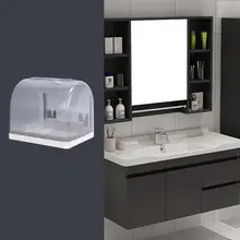 Ванная комната Туалетная бумага полотенца Держатель удар бесшовные настенные бумажные полотенца Туалет Водонепроницаемая пластиковая коробка для одноразовых салфеток крышка