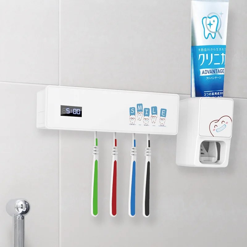  Cargador USB UV luz cepillo de dientes soporte esterilizador caja ultravioleta Antibacterial cepill