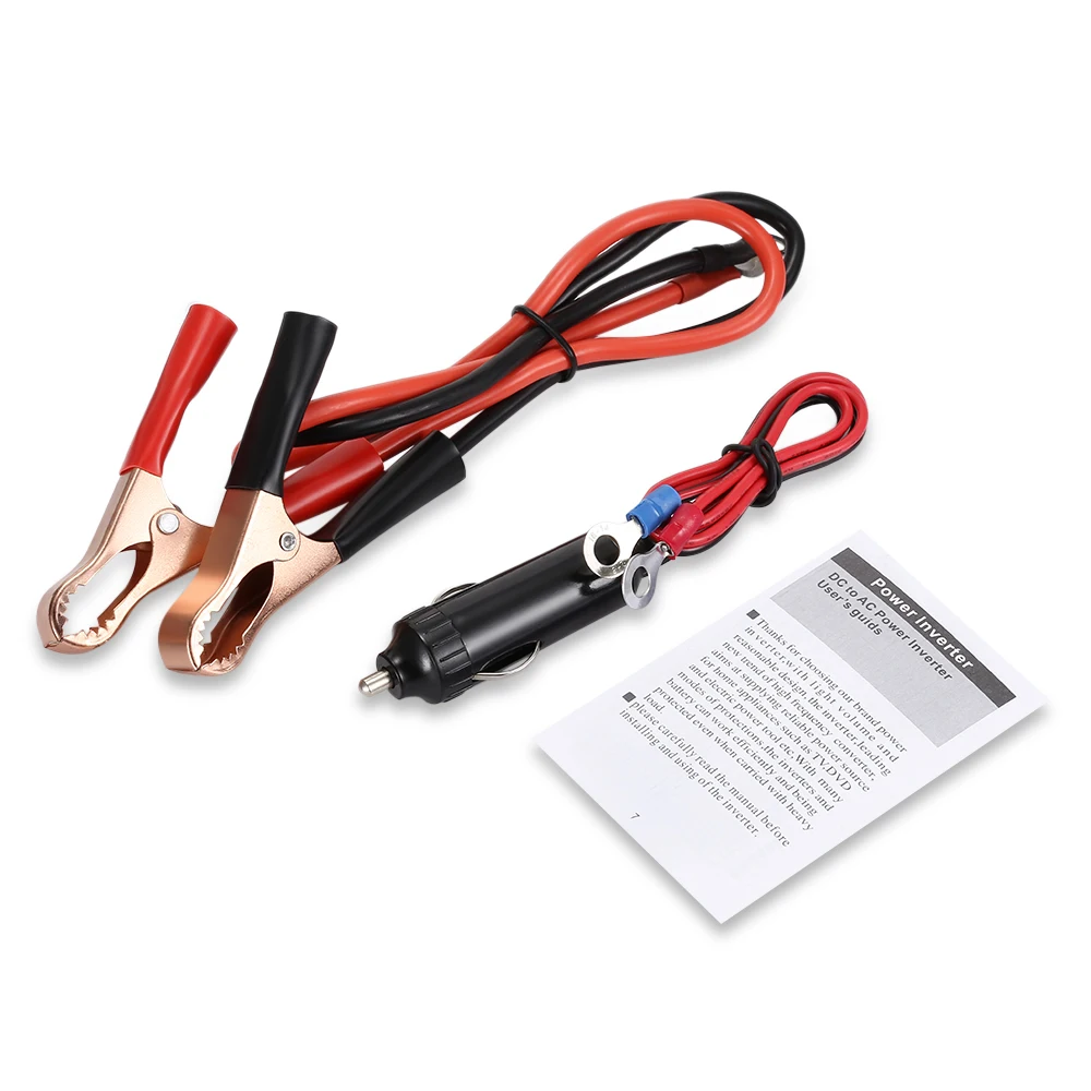 USB Инвертор 12 В 220 500 Вт 1200 2000 портативный Чистая Синусоидальная волна инвертор