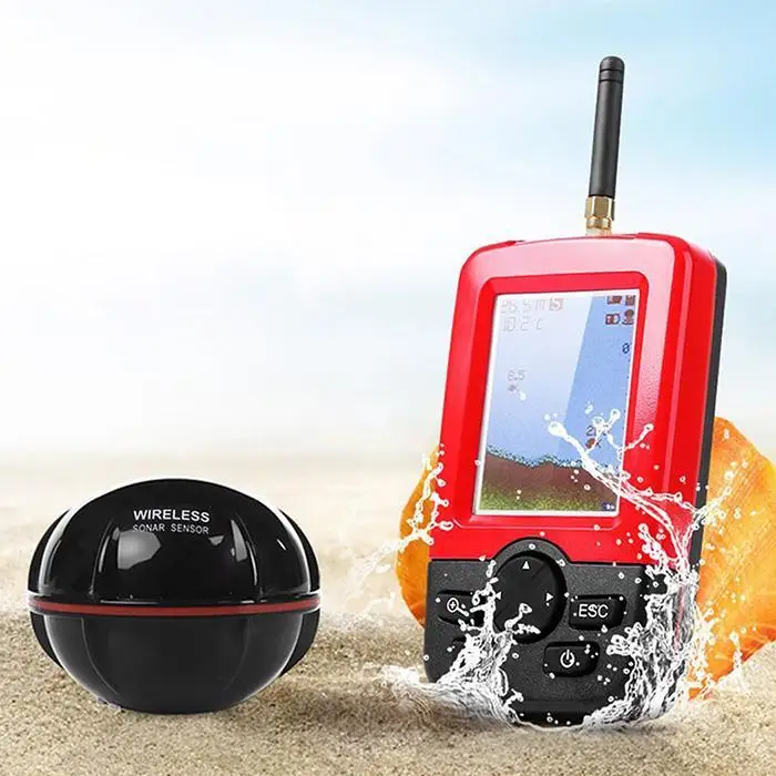 

New Smart Portable Depth Fish Finder with 100 M Wireless Sonar Sensor echo sounder Fishfinder for Lake Sea Fishing