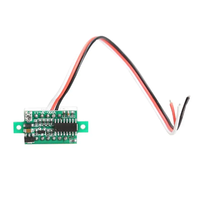 Alloet Новый Бренд Мини цифровой вольтметр DC0 100V светодиодный панельный измеритель