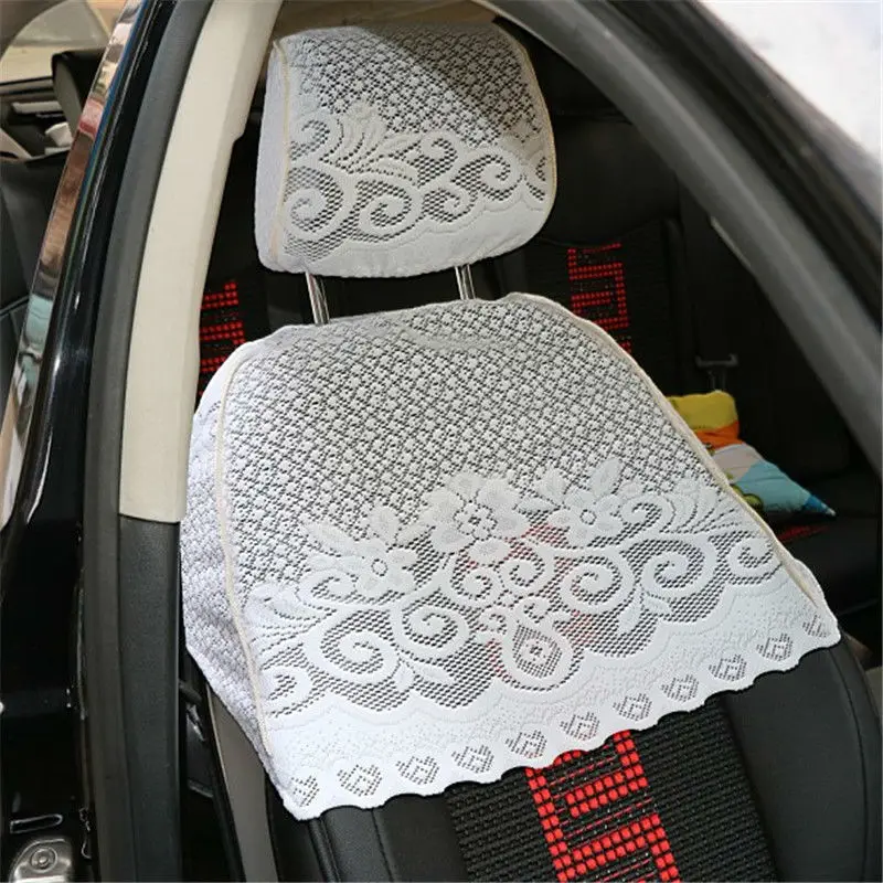 

Half Lei mesh seat cover for camry prius yaris for corolla highlander rav4 Lace car seat clothes four seasons car care 8pieces