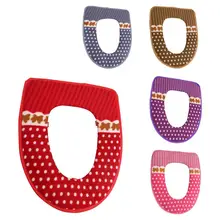 Мягкая подушка для унитаза Коврик для ванны и туалета чехол для сиденья теплые удобные мягкие фланелевые сиденья аксессуары для ванн