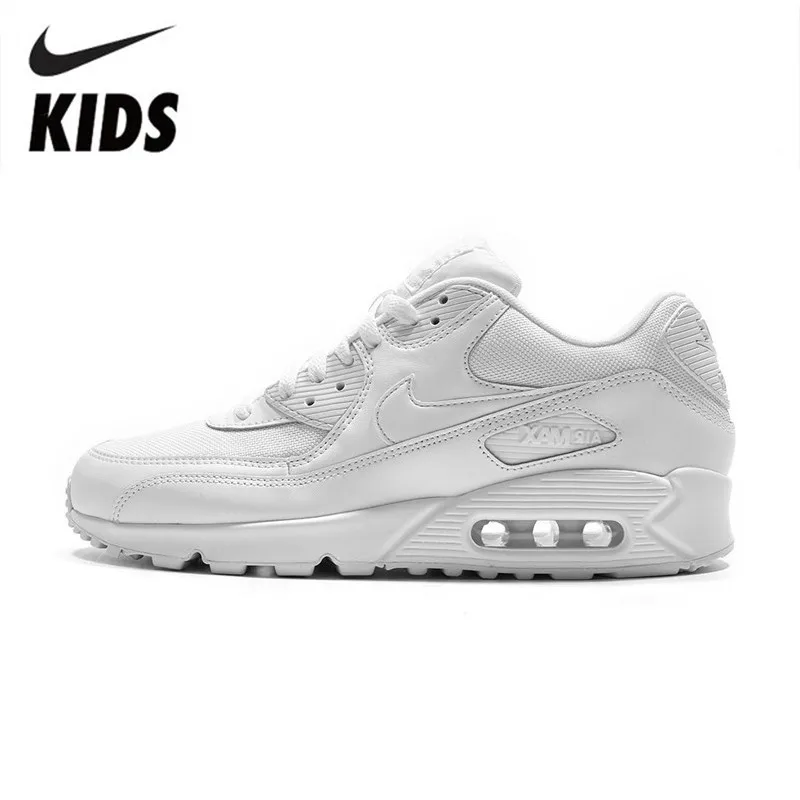 

Nike Air Max 90 Kids Running Shoes Air Cushion Motion Sports Outdoor Sneakers #537384-111