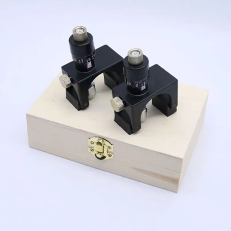  2pcs Adjustable Magnetic Planer Jointer Setting Jig Blade Gauge Woodworking Cutter ABS Plastic Tool