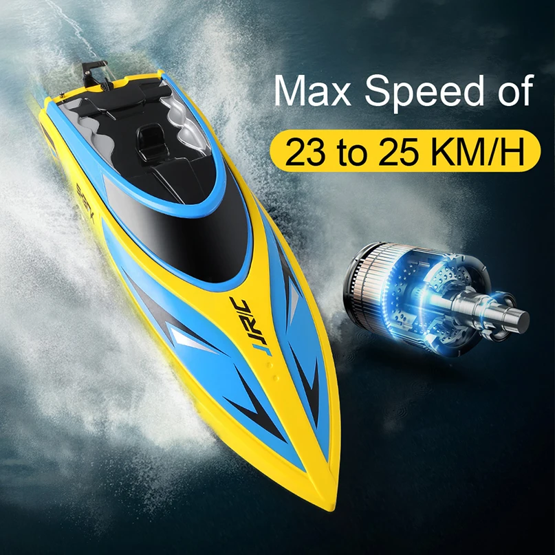 JJRC S1 Pentium / S2 Shark / S3 Latitude 2.4GHz High Speed 25km/H RC Boat Ship Speedboat 2CH Portable Mini Remote Self-Rightin