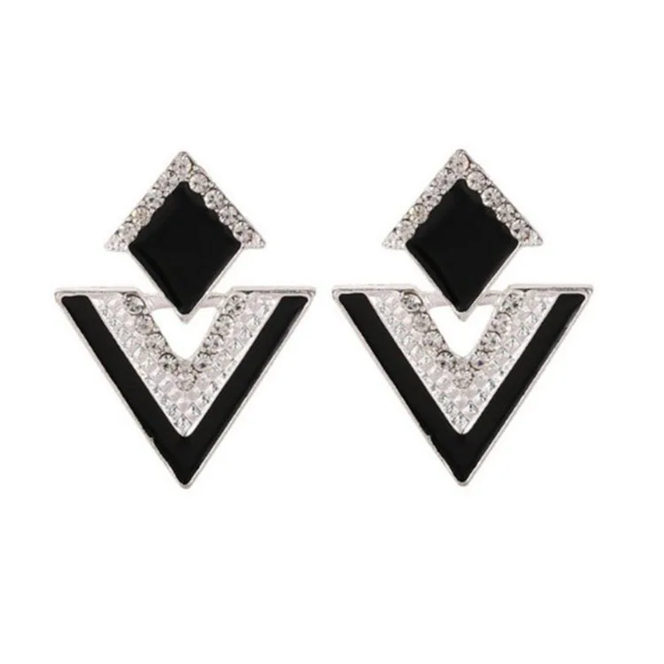 Fashion Earing for 2018 Participants In The Stud Earrings of Korean Star Triangle Geometry | Украшения и аксессуары