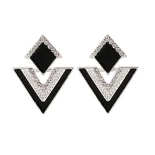

Fashion Earing for 2018 Participants In The Stud Earrings of Korean Earrings Star Triangle Geometry
