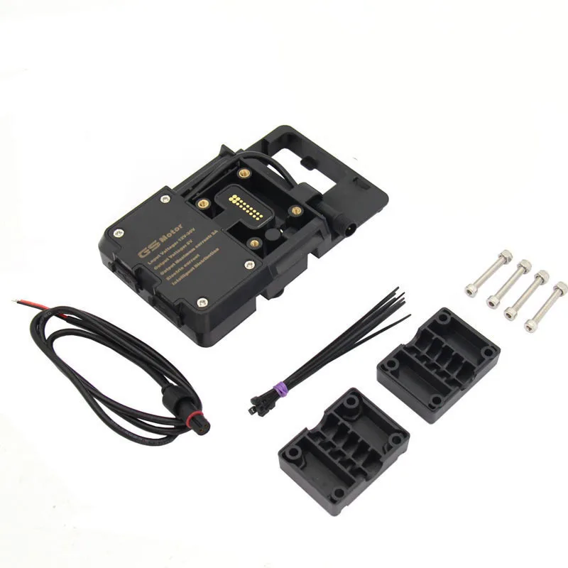 

For BMW R1200GS Mobile Phone Navigation Bracket ADV F700 800GS CRF1000L Africa Twin For Motorcycle USB Charging 12MM Mount