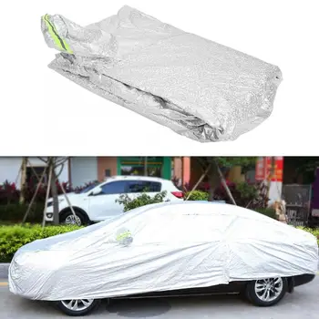 

Aluminum Coating Full Car Cover Outdoor Waterproof Sun UV Dust Rain Resistant Protection Waterproof Car Cover