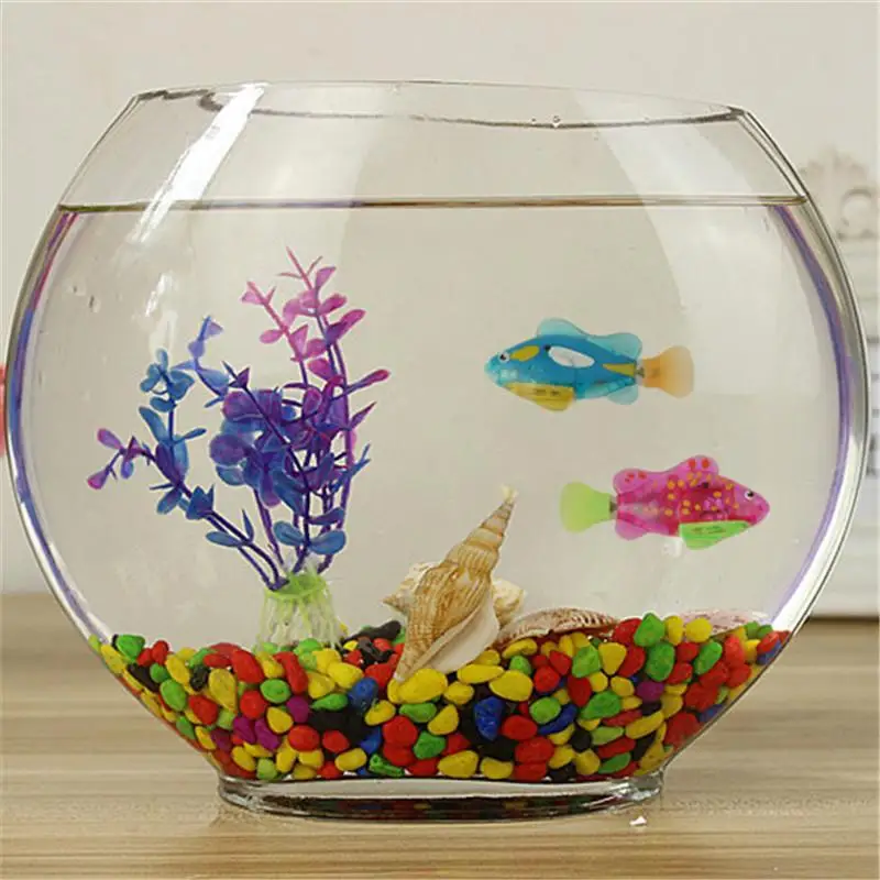 

Luminous Electric Simulation Fish Tank Decoration Night Lighting Fishing Accessory Floating Fish Tool Funny Toy For Kid