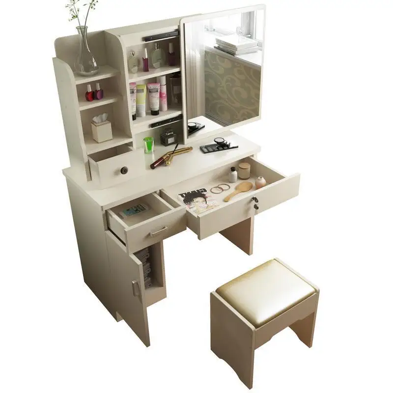 

Dressing Drawer Mesa Tocador De Maquillaje Mdf Makeup Camera Da Letto Wooden Quarto Bedroom Furniture Korean Table Penteadeira