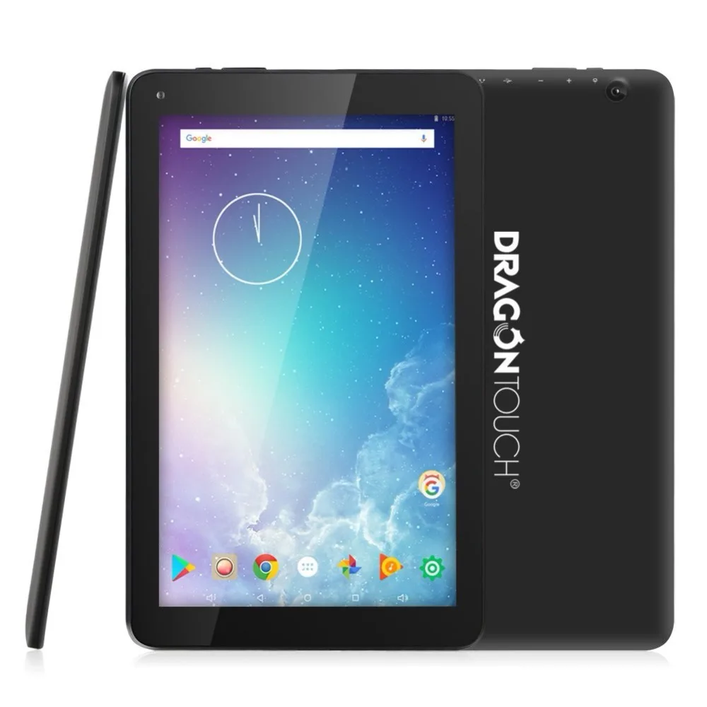 Dragon Touch V10 10 дюймов GPS Android 7 0 Wifi Bluetooth планшет Nougat MTK четырехъядерный 1 ГБ ОЗУ 16 Гб
