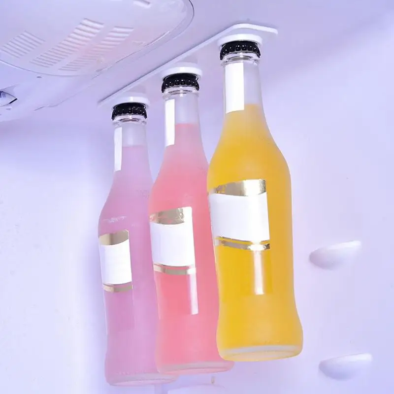 6pcs Magntic Bottle Hanger Holder Beer Loft Beer Bottle & Jar Hanger For Fridge