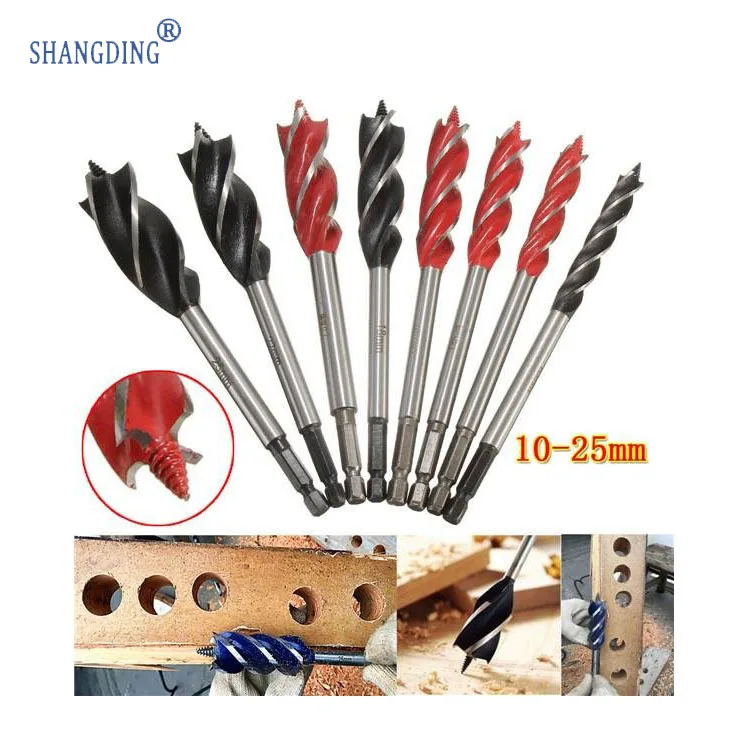 

Carpentry Drill Four Blade Carpentry Drill Carpentry Hole Opener Lock Reaming Drill Four Slotted Hole Drill