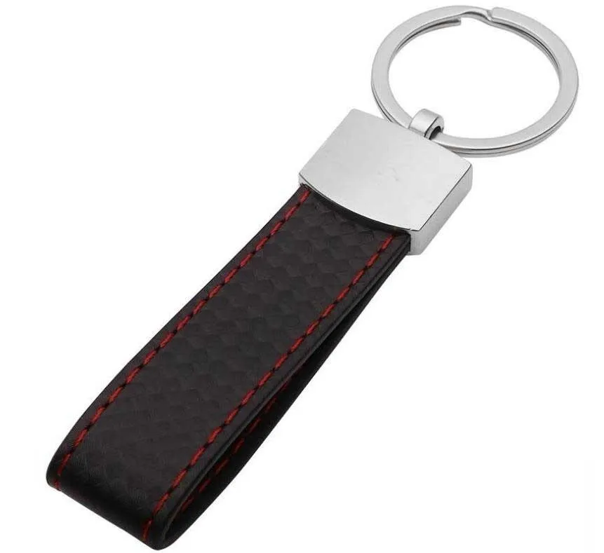 

car-styling great birthday gift Car styling Key Chain For Mercedes Benz AMG car styling Leather Belt Chrome Keyring Keychain