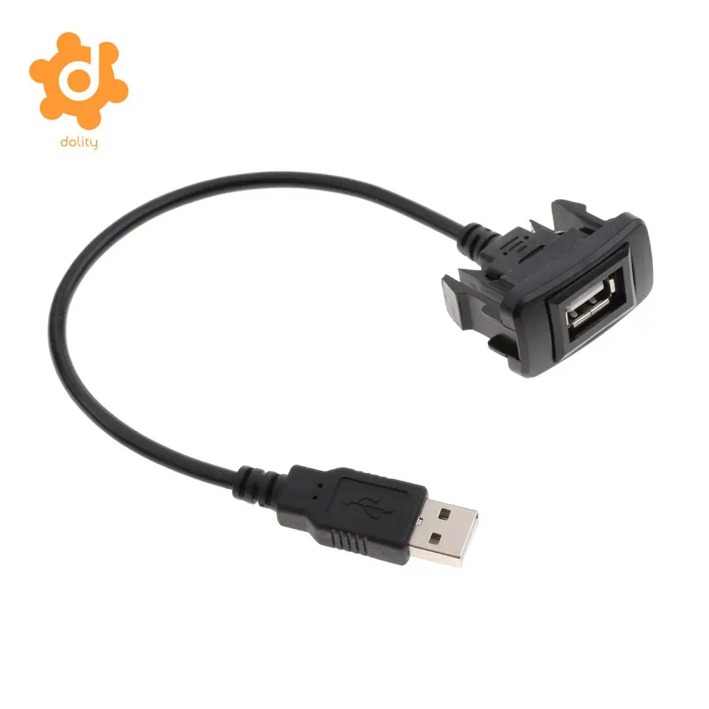 USB кабель 1 порт в гнездо для TOYOTA HILUX VIGO FORTUNER 2004 2012|Кабели адаптеры и разъемы| |