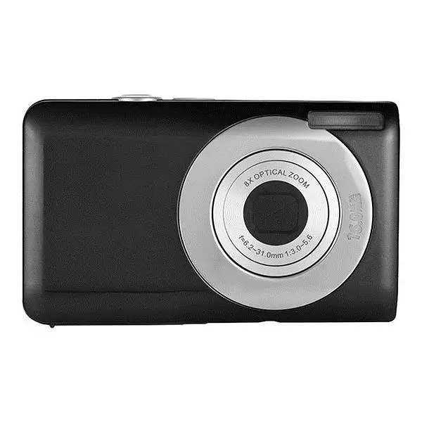 Компактная цифровая камера Dc-V100 перезаряжаемая литиевая батарея камера с 5X оптическим зумом, 4X цифровым зумом(черный